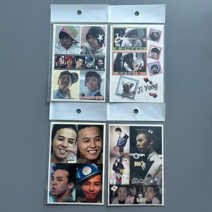 [BUNJANG] G-Dragon 2007-2008 Unofficial Stickers / [고전문구] 지디 지드래곤 2007~2008 비공굿 스티커 옛날문구