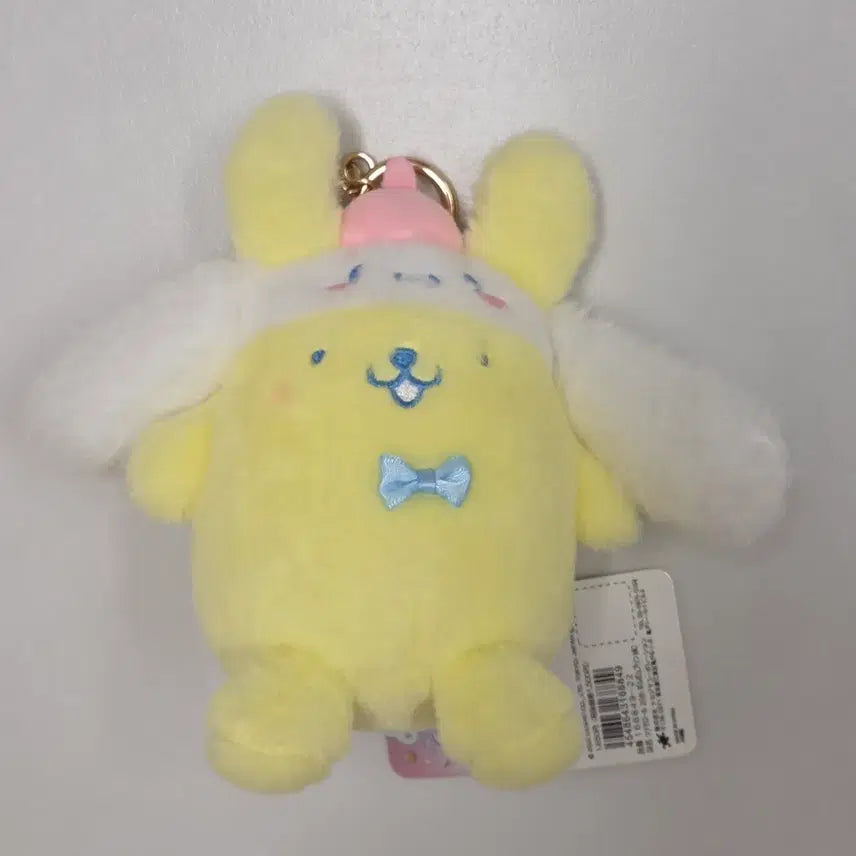 [BUNJANG] Cinnamoroll 20th Anniversary Pompompurin Keyring Mascot Doll / 시나모롤 20주년 폼폼푸린 키링 인형 마스코트