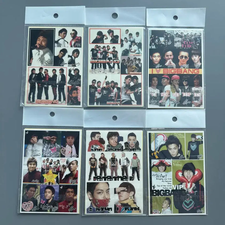 [BUNJANG] Big Bang 2007-2008 Unofficial Fan-Made Stickers / [고전문구] 빅뱅 2007~2008 비공굿 스티커 옛날문구
