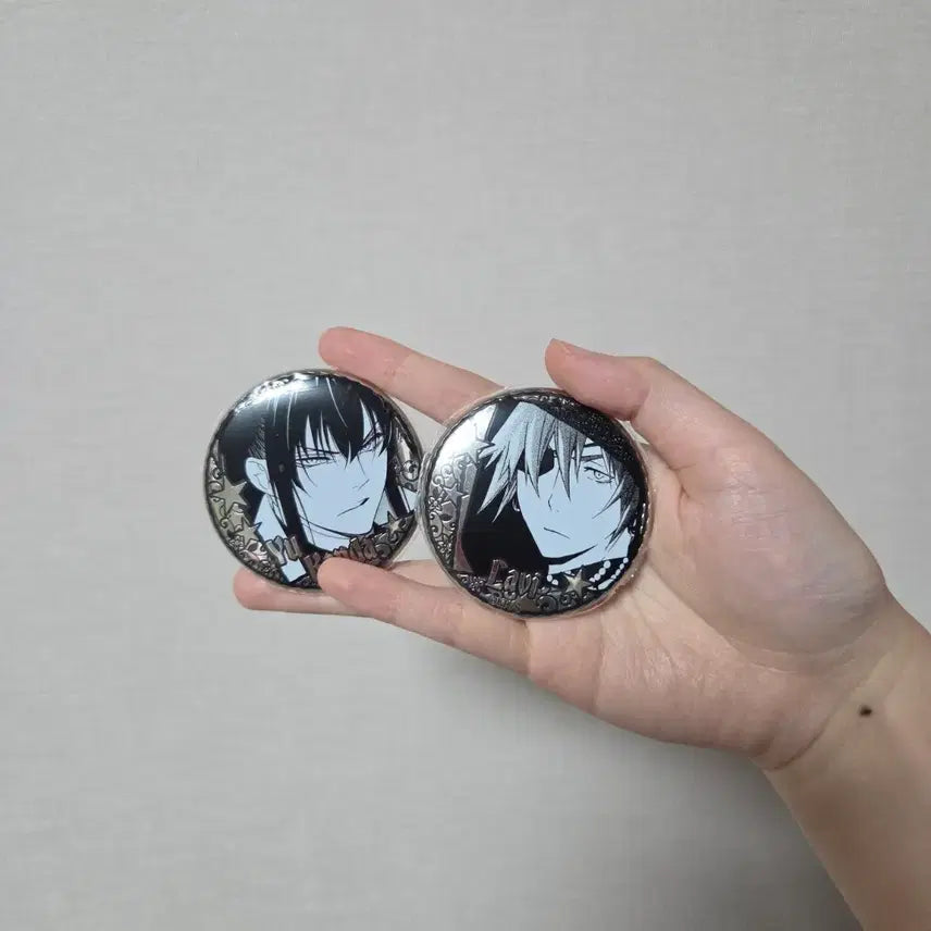 [BUNJANG] D.Gray-man Kanda &amp; Lavi Can Badge Bundle Set / 디그레이맨 칸다 &amp; 라비 캔뱃지 일괄