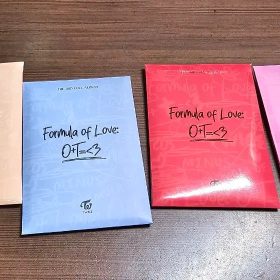 [BUNJANG] TWICE Formula of Love: O+T=<3 3rd Album 4-Set Bundle / 트와이스 3집 4종세트, formula of love