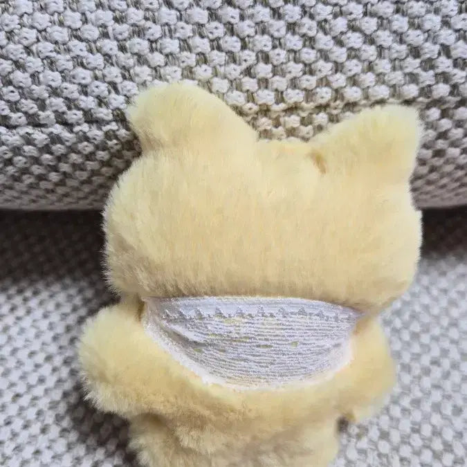 [BUNJANG] Fluffy Cat Plush Toy (Yellow/Cheesecake Cat) / 털찐냥이(노란색/치즈 고양이) 솜인형