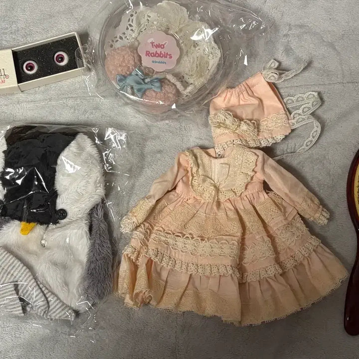 [BUNJANG] LUTS Honey Delf &amp; Chicabi Doll Clothing and Eyes Bundle Set (Madeleine, Heidi, Old Version Retro) / *할인* 구체관절인형 구관 bjd 루츠 허니델프 마들렌 치카비 하이디 의상 안구 일괄 구버전 레트로 인덕