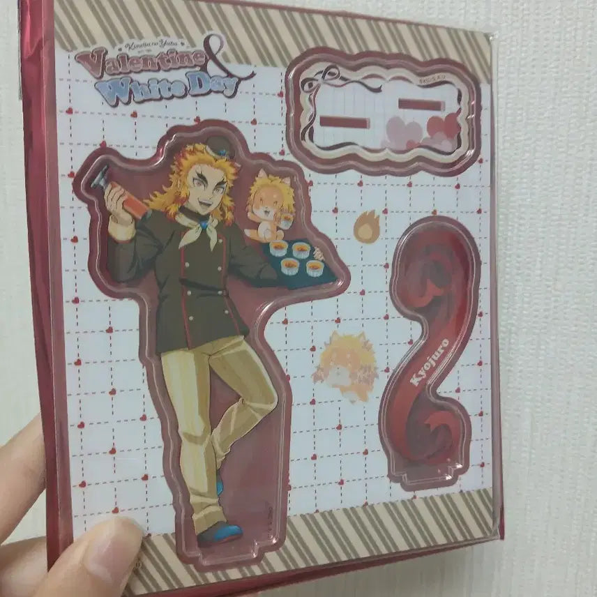 [BUNJANG] Demon Slayer Kyojuro Rengoku Valentine Acrylic Stand / 귀멸의 칼날 렌고쿠 쿄쥬로 발렌타인 아크릴