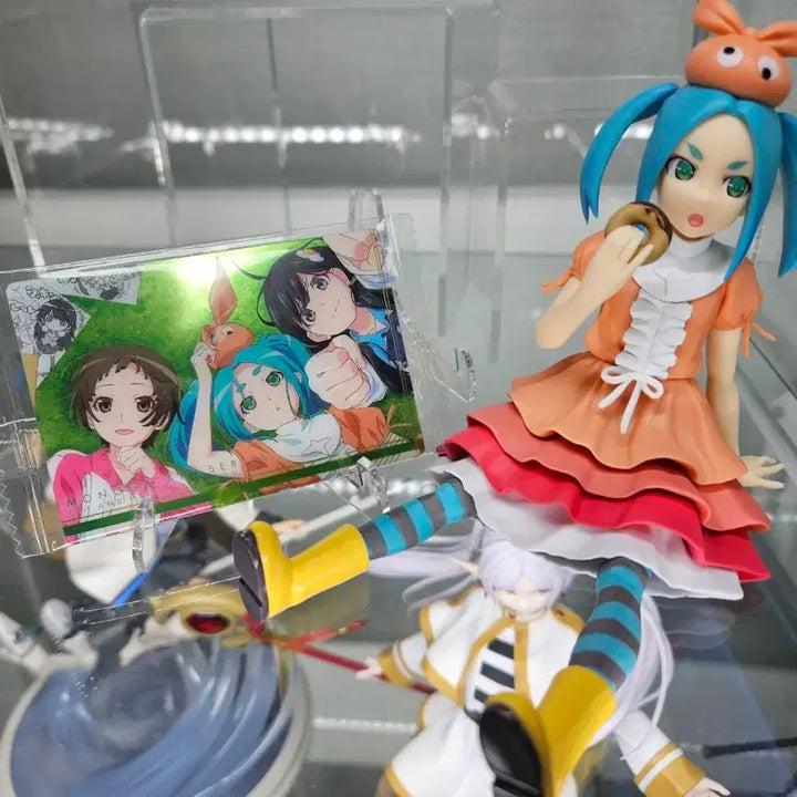 [BUNJANG] Monogatari Ono no Imouto Yotsugi Figure &amp; Goods Card / 모노가타리 피규어 오노노키 요츠기 카드 굿즈 피규어