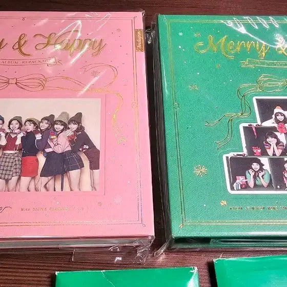 [BUNJANG] TWICE 1st Album Repackage Merry &amp; Happy 2 Version Set / 트와이스 1집 리패키지 앨범 2종 세트