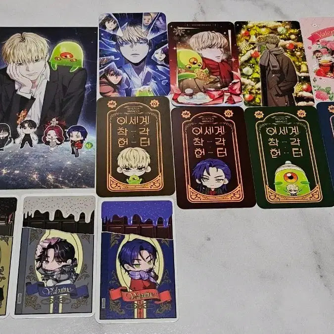 [BUNJANG] Isekai Deception Hunter Official Photocard / 이세계 착각 헌터 이착헌 공식 포토카드 포카 엽서