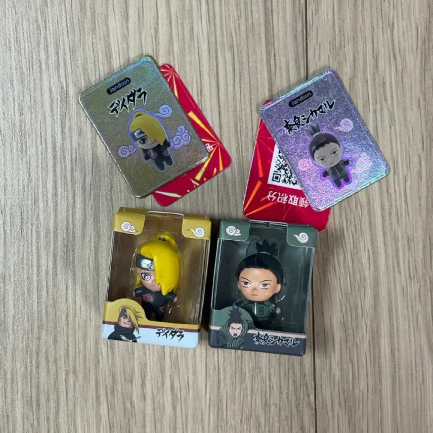 [BUNJANG] Naruto "Rice Ball" Figures Shikamaru &amp; Deidara Bundle Set / (일괄) 나루토 쌀알피규어 시카마루 디다라
