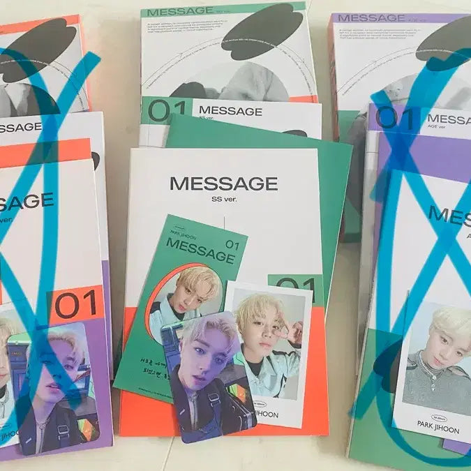 [BUNJANG] Park Ji Hoon Official 1st Full Album MESSAGE SS Ver. Photocard / 박지훈 정규 1집 풀구성 MESSAGE SS ver. 앨범 포토카드