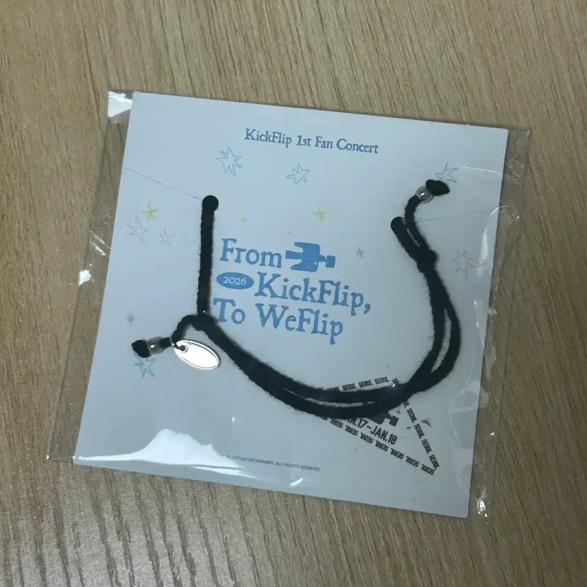 [BUNJANG] Kickflip Seoul Fancon Bracelet / 킥플립 서울 팬콘 팔찌