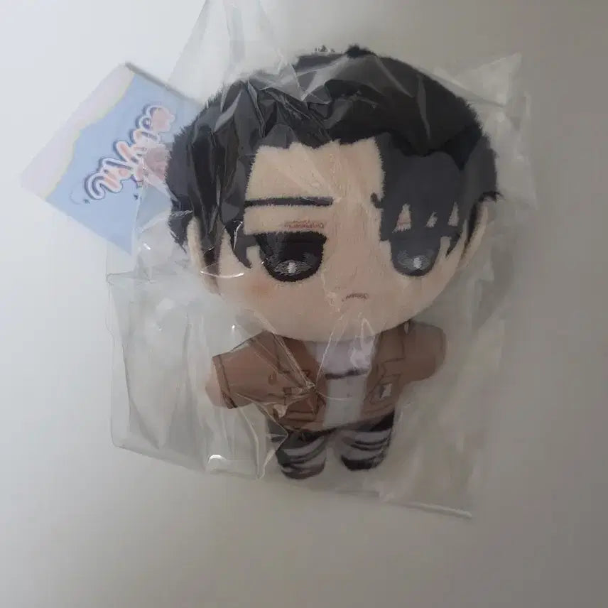 [BUNJANG] Attack on Titan Levi Ackerman Plush Doll / [미개봉 새상품] 진격의 거인 리바이 펄(팔) 인형 누이
