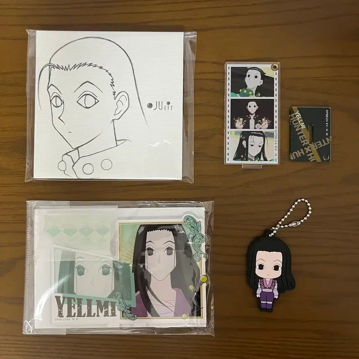 [BUNJANG] Hunter x Hunter Illumi Acrylic Canvas Keyring / 헌터헌터 이르미 아크릴 캔버스 키링