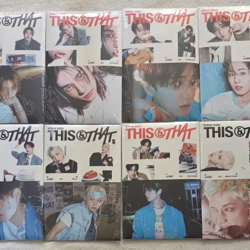 [BUNJANG] Stray Kids This &amp; That (&amp; VER.) Bundle Set Unsealed Album / 현믈 일괄 세트 Stray Kids  스키즈 미니앨범 [THIS &amp; THAT] 디스앤댓  (&amp; VER.) 개인반 미개봉 앨범