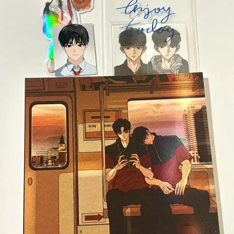 [BUNJANG] Garbage Time Bang Jun Jeon Young Jun Seong Jun Su Mobging Nim Deul Nim Postcard Sticker Proof Photo Goods Bundle Set / 가비지타임 갑타 빵준 전영준 성준수 몹깅님 들님 엽서 스티커 증명사진 증사 굿즈