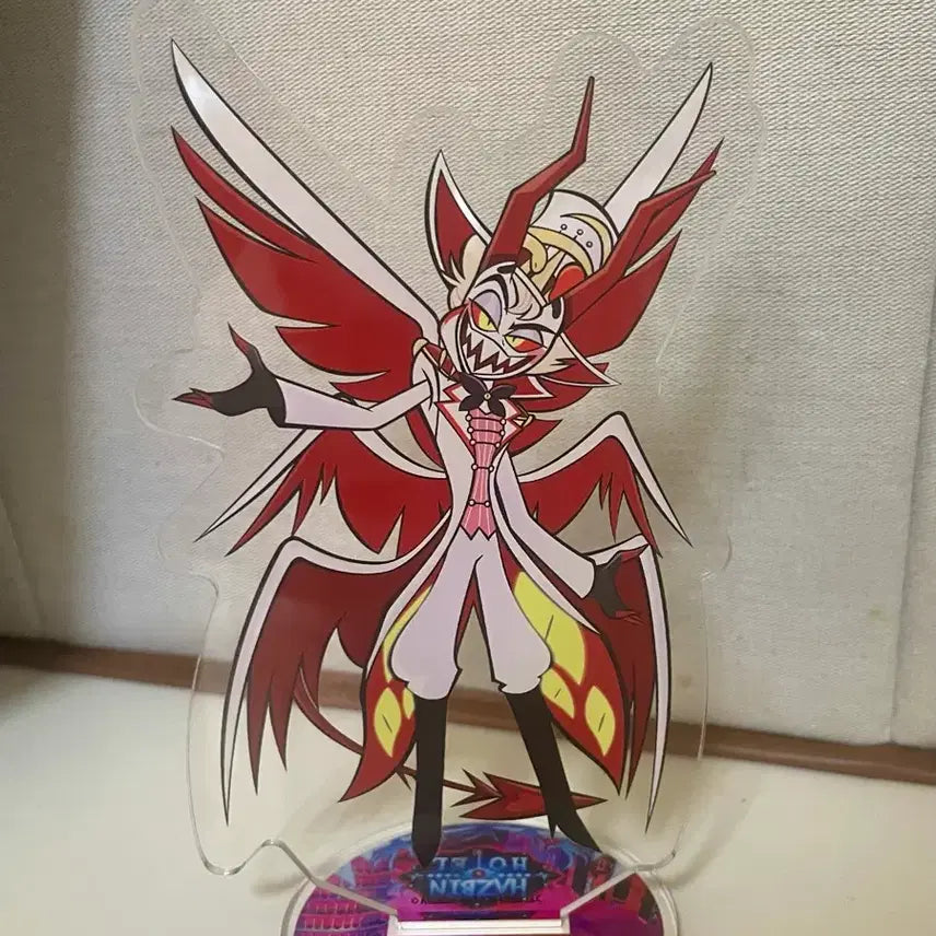 [BUNJANG] Hazbin Hotel Black Balloon Lucifer Demon Form Acrylic Stand / [8/30까지] 해즈빈호텔 블랙벌룬 팝업 루시퍼 데몬폼 스탠드