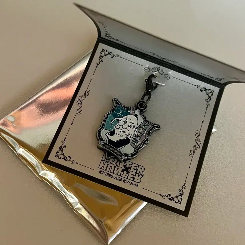 [BUNJANG] Hunter x Hunter Netero Metal Keyring / 헌터헌터 네테로 메탈 키링