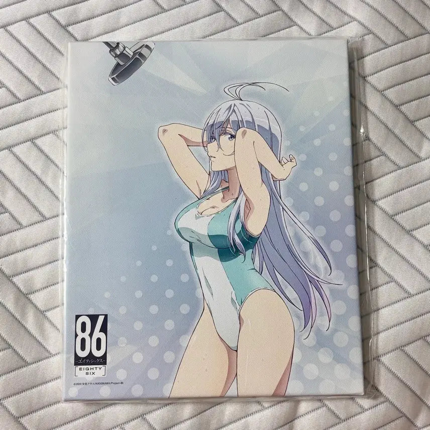 [BUNJANG] 86 Eighty-Six Lena Swimsuit Canvas Art Print (Sealed) / [미개봉] 에이티식스 86 레나 수영복 샤워 캔버스 액자 특전
