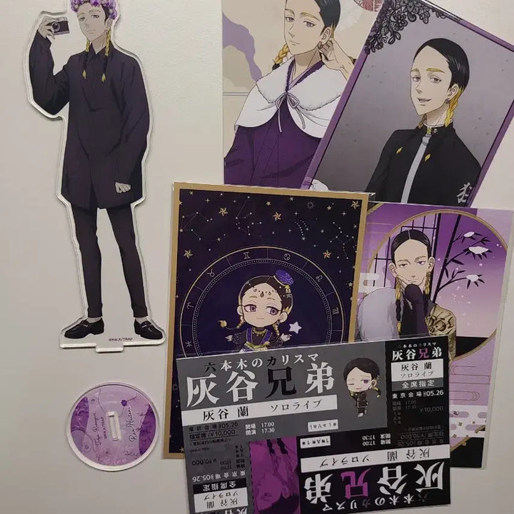 [BUNJANG] Tokyo Revengers Haitani Ran Wreath Acrylic Stand / 도리벤 하이타니 란 화환 아크릴 도쿄리벤져스