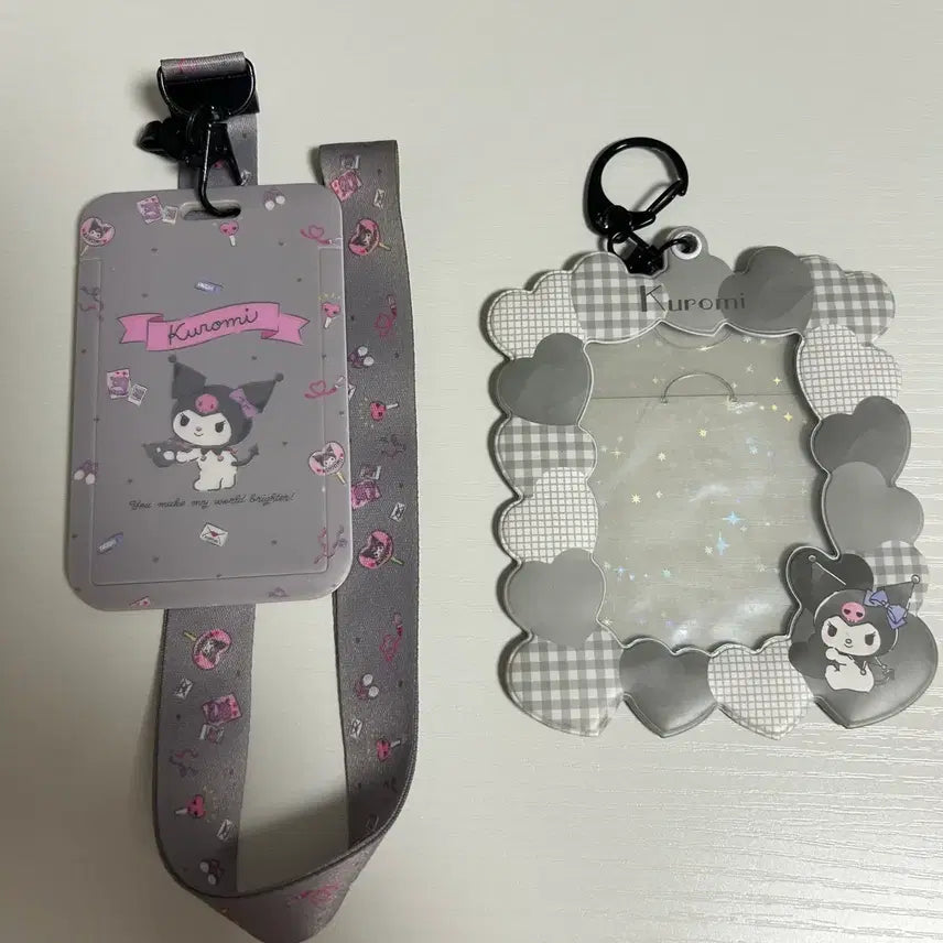 [BUNJANG] Sanrio Kuromi Photocard Holder Bundle Set / 산리오 쿠로미 포토카드 키홀더 일괄