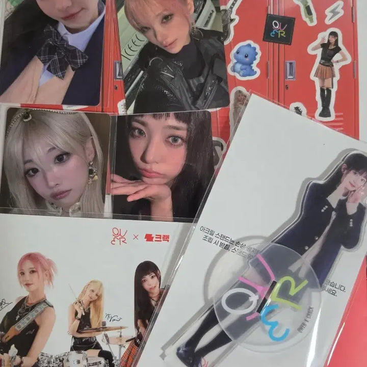 [BUNJANG] QWER Chodan Acrylic Stand &amp; Photocard Set / QWER x크랙 이벤트 굿즈(아크릴스탠드(쵸단)+ 포카,구성품