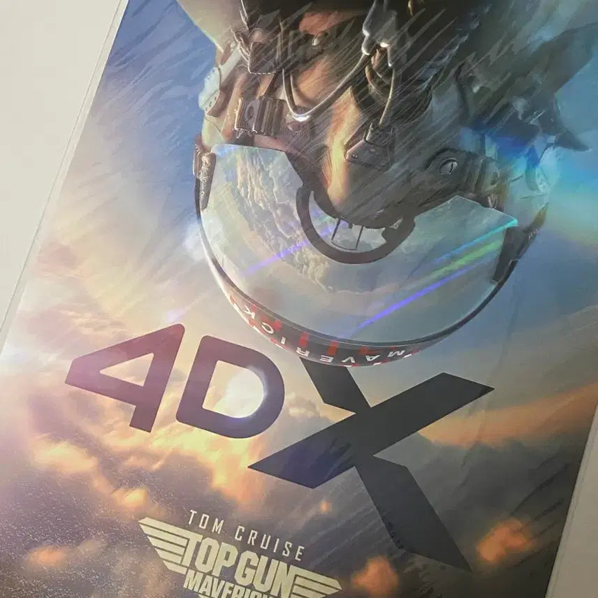 [BUNJANG] Top Gun Maverick 4DX Poster (Unsealed) / (미개봉) 탑건 매버릭 4DX 포스터