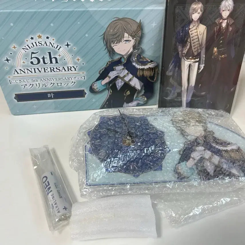 [BUNJANG] Kanae 5th Anniversary Watch with Chrono &amp; Postcard Set / 니지산지 카나에 5주년 시계 양도