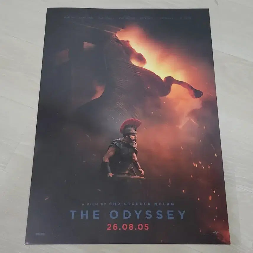 [BUNJANG] Odyssey Main Original Poster (English) / [전용박스 안전포장] 오디세이 메인 오리지널 포스터 (영문)