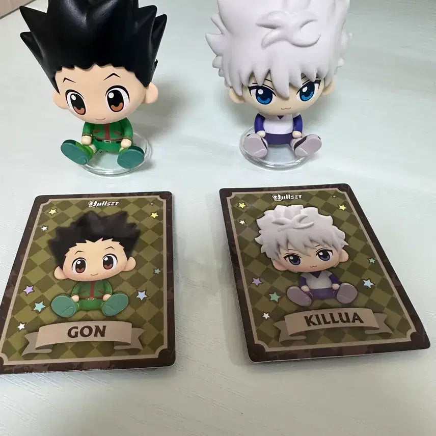[BUNJANG] Hunter x Hunter Nendoroid Sitting Figures Gon &amp; Killua Bundle Set / 헌터헌터 눌셋 앉은피규어 곤 키르아 판매