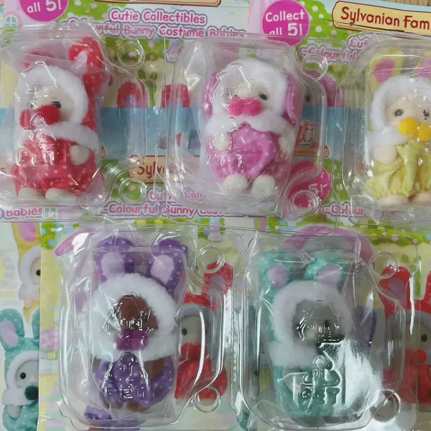 [BUNJANG] Sylvanian Families Colorful Rabbit Full Set (Sealed) / 미개봉)실바니안 컬러풀토끼 풀세트