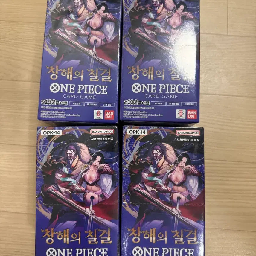 [BUNJANG] One Piece Card Game Romance Dawn 14th Expansion Sealed / 원피스카드 14탄 창해의 칠걸 슈링크 미개봉