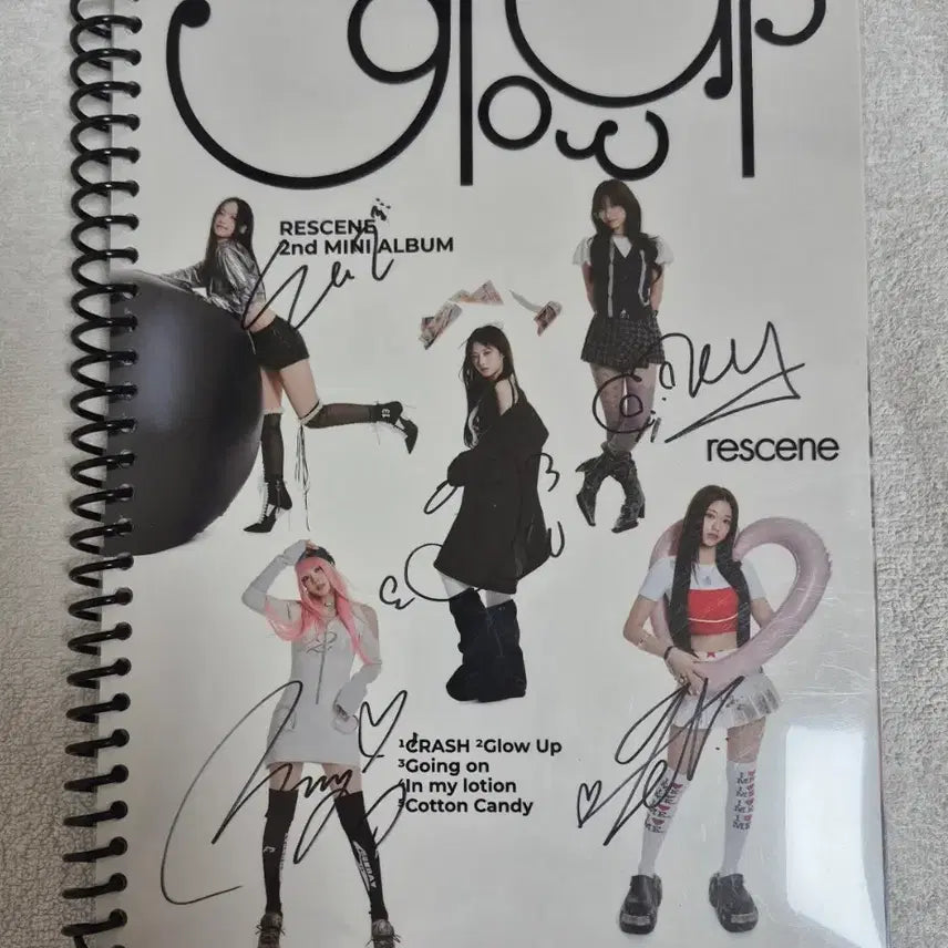 [BUNJANG] RESCENE 2nd Mini Album GROW UP ME (Member Signed Edition) / 리센느 미니2집 GROW UP 앨범 ME  전원사인반