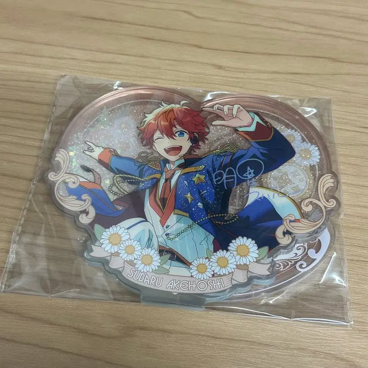 [BUNJANG] Ensemble Stars Akihoshi Subaru Faux Heart Acrylic Stand (Sealed) / 앙스타 아케호시 스바루 유사 하트 아크릴 미개봉