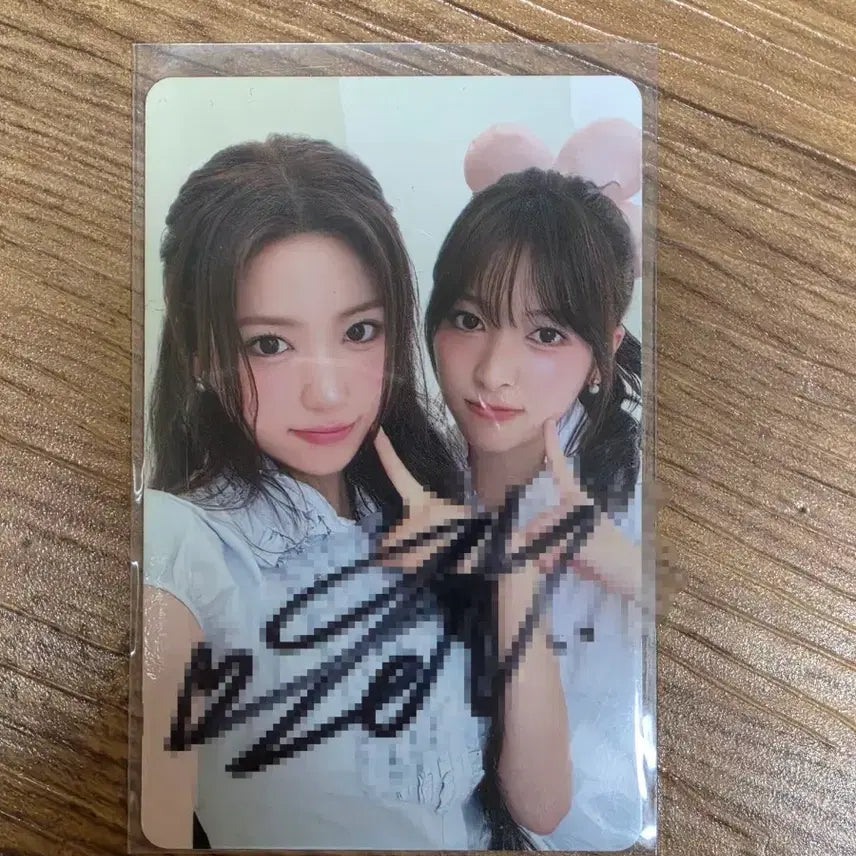 [BUNJANG] RESCENE Jenna Signed Photocard (Mei, Jenna Unit) / 리센느 제나 싸인 포토카드(메이,제나 유닛)