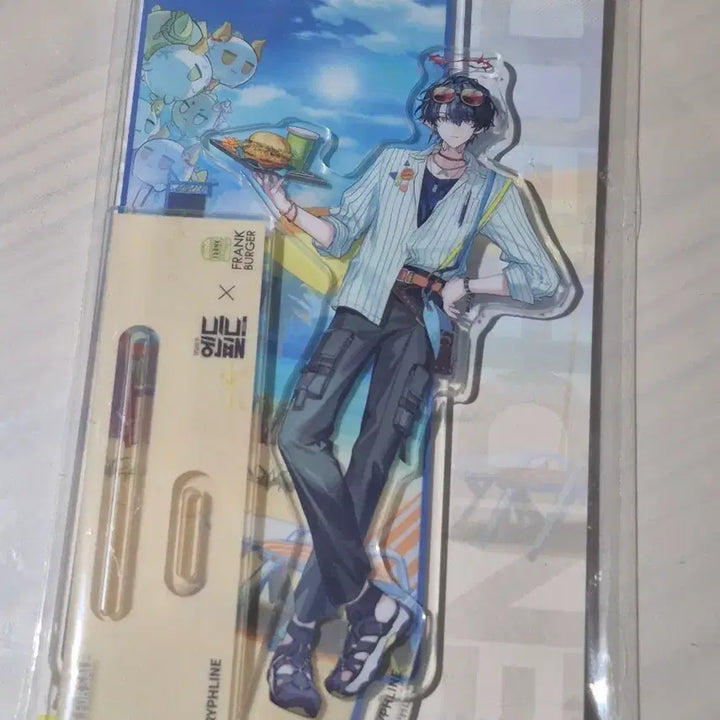 [BUNJANG] Arknights Endfield Frank Burger Camus Collaboration Acrylic Stand / 명일방주 엔드필드 프랭크 버거 카뮤 콜라보 아크릴 판매합니다!