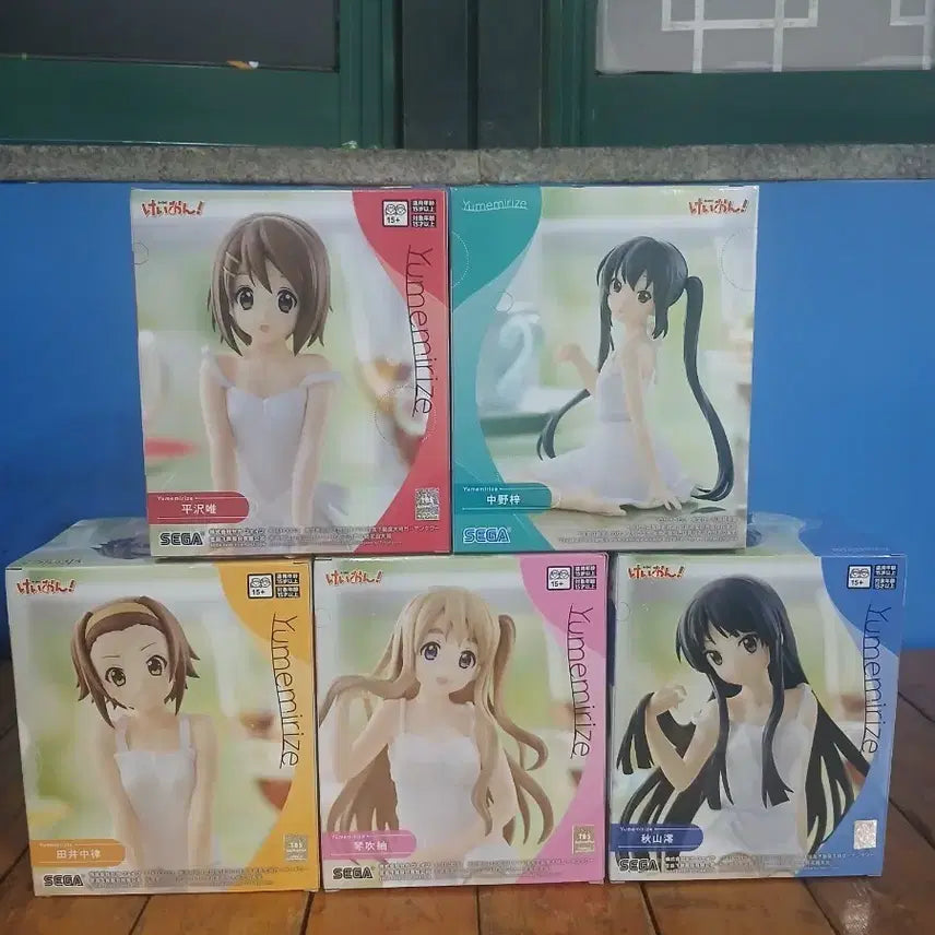 [BUNJANG] K-On! Yumemirize Mio Tsumugi Ritsu Azusa Yui Authentic Figures Set / 최저가)세가 케이온 유메미라이즈 미오 츠무기 리츠 아즈사 유이 정품피규어