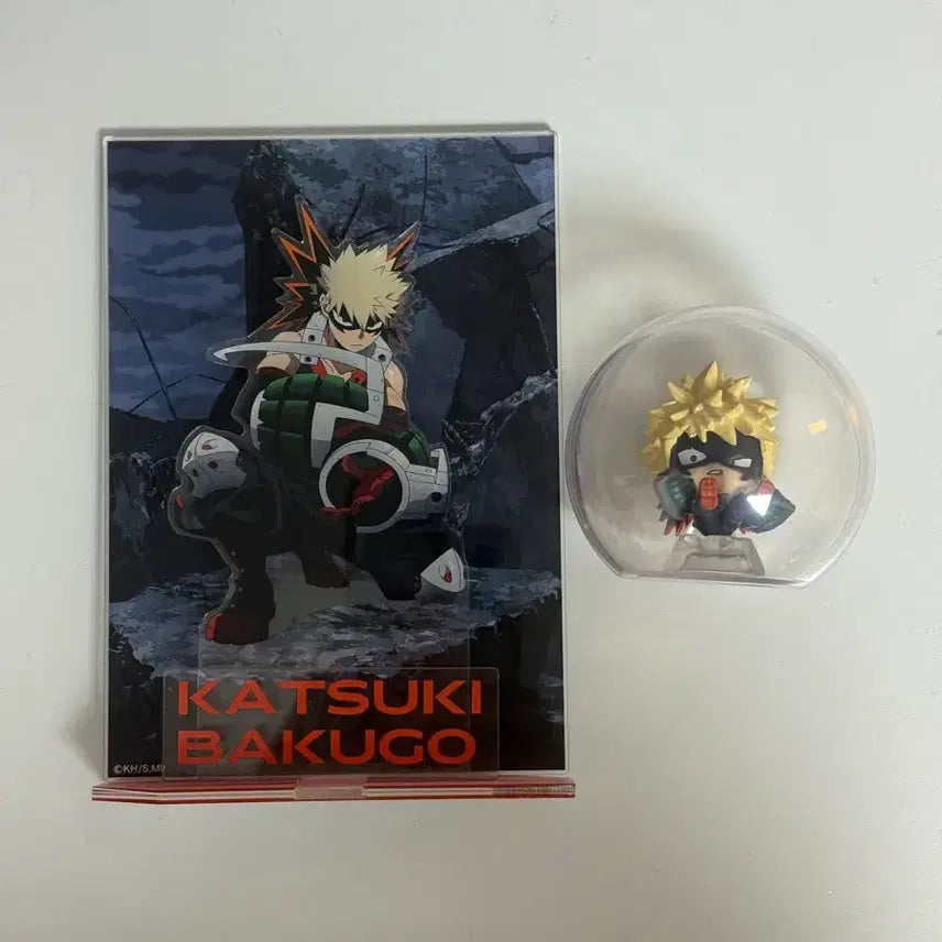 [BUNJANG] My Hero Academia Bakugo UA Exhibition Acrylic Stand &amp; Korokore Gacha Bundle / 히로아카 나히아 바쿠고 UA전 전시회 아크릴스탠드 코로코레 가챠 일괄 양도