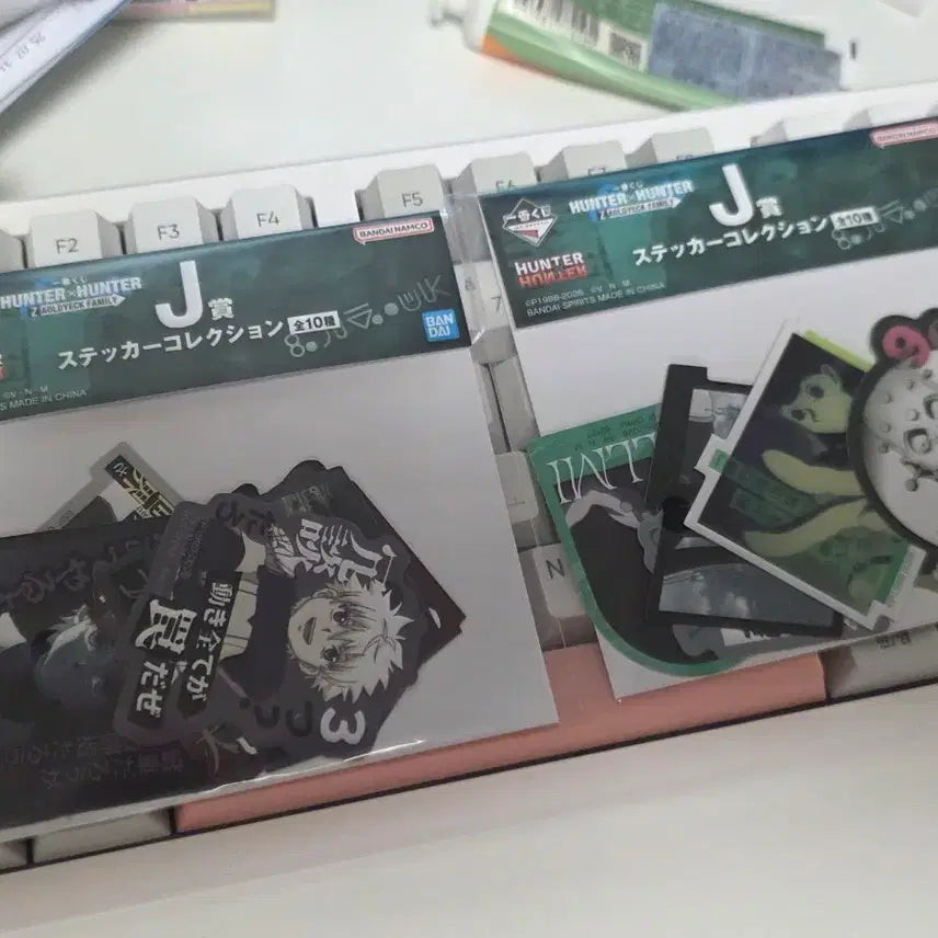 [BUNJANG] Hunter x Hunter Ichiban Kuji J Prize Seal Sticker Set - Killua &amp; Illumi Bundle / 헌터헌터 이치방쿠지 J상 씰스티커 키르아 이르미 일괄