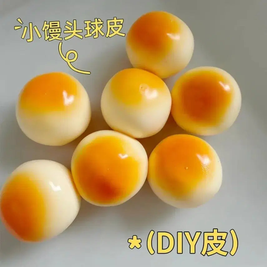 [BUNJANG] Set of 10 "Morning Bread" Crunchy Scented Rubber Balls / [현물] 모닝빵 크런치 슬랑이 외피