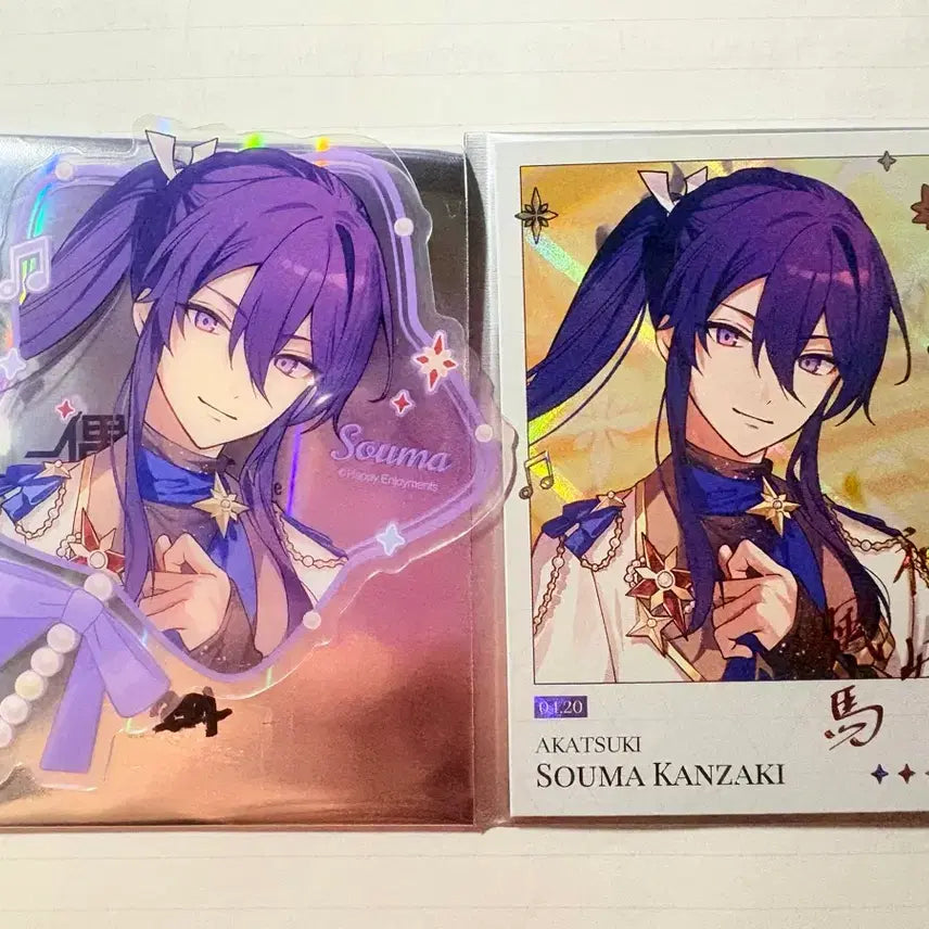 [BUNJANG] Ensemble Stars! Soma 10th Anniversary Popup Polaroids, Star-themed Clear Cards Bundle Set / 가격내림x 일괄 앙스타 소마 10주년 팝업 폴라로이드 카드 스타별 클리어카드