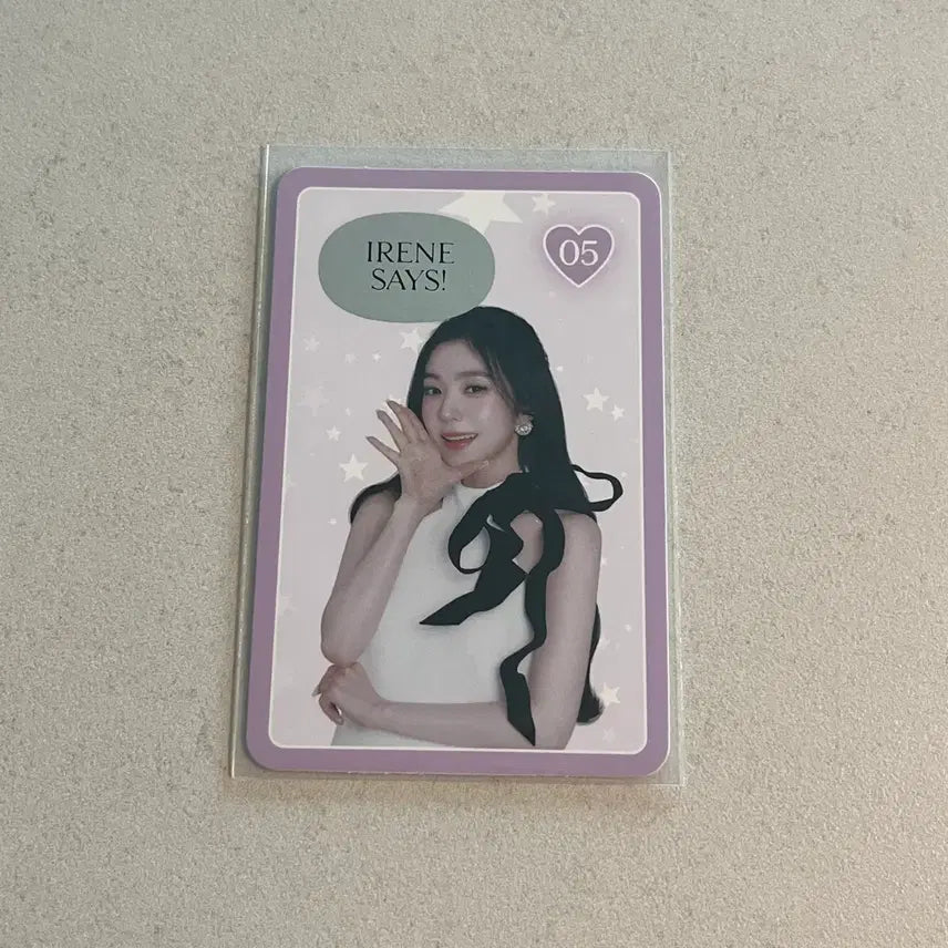 [BUNJANG] Red Velvet Irene I-WILL Concert Speech Bubble Photocard / 레드벨벳 아이린 아이윌 I-WILL 콘서트 엠디 스피치 버블 포카 양도