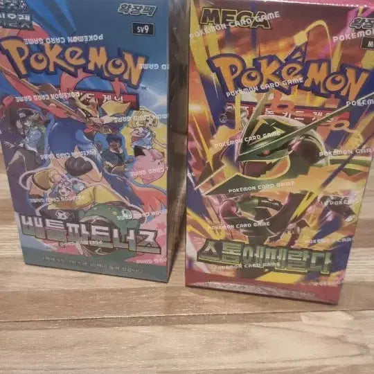 [BUNJANG] Pokemon Card Packs (Sealed) / 포켓몬카드(메가드림/테라스탈/인페르노/배틀파트너즈/화이트/블랙/로켓/메가심포니아/메가블레이브/초전브레이커/니힐제로/스톰에메랄드) 팜
