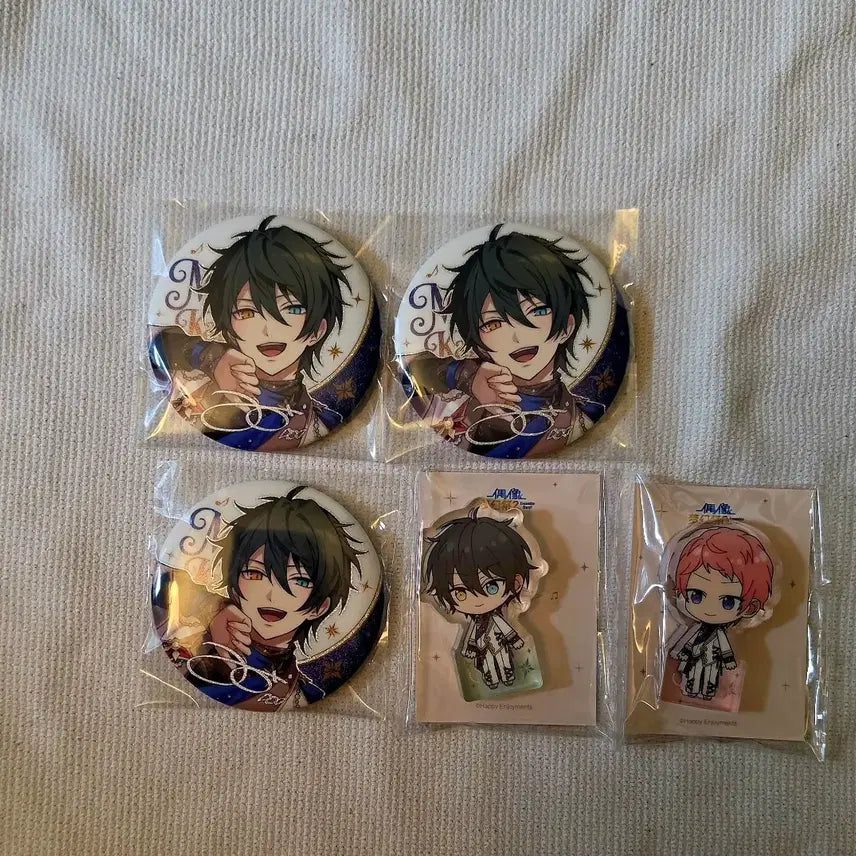 [BUNJANG] Ensemble Stars! Valkyrie Mika Korotto Badge Set (3 pieces) / 앙스타 앙상블스타즈 모펀 슈 미카 발키리 코롯토 미카 뱃지 3개 세트 팝니다
