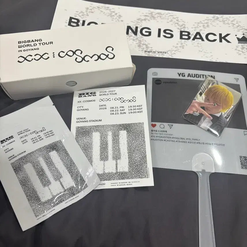 [BUNJANG] Big Bang 20th Anniversary First Concert Gift Set &amp; Lightstick / 빅뱅20주년 첫콘 기프트세트