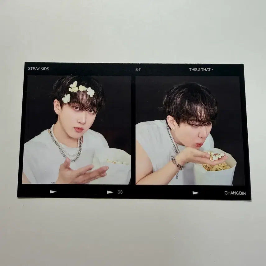 [BUNJANG] Stray Kids THIS &amp; THAT Truck Ver. 2-Cut Changbin Photocard / 스트레이키즈 디스앤댓 트럭ver. 투컷 창빈