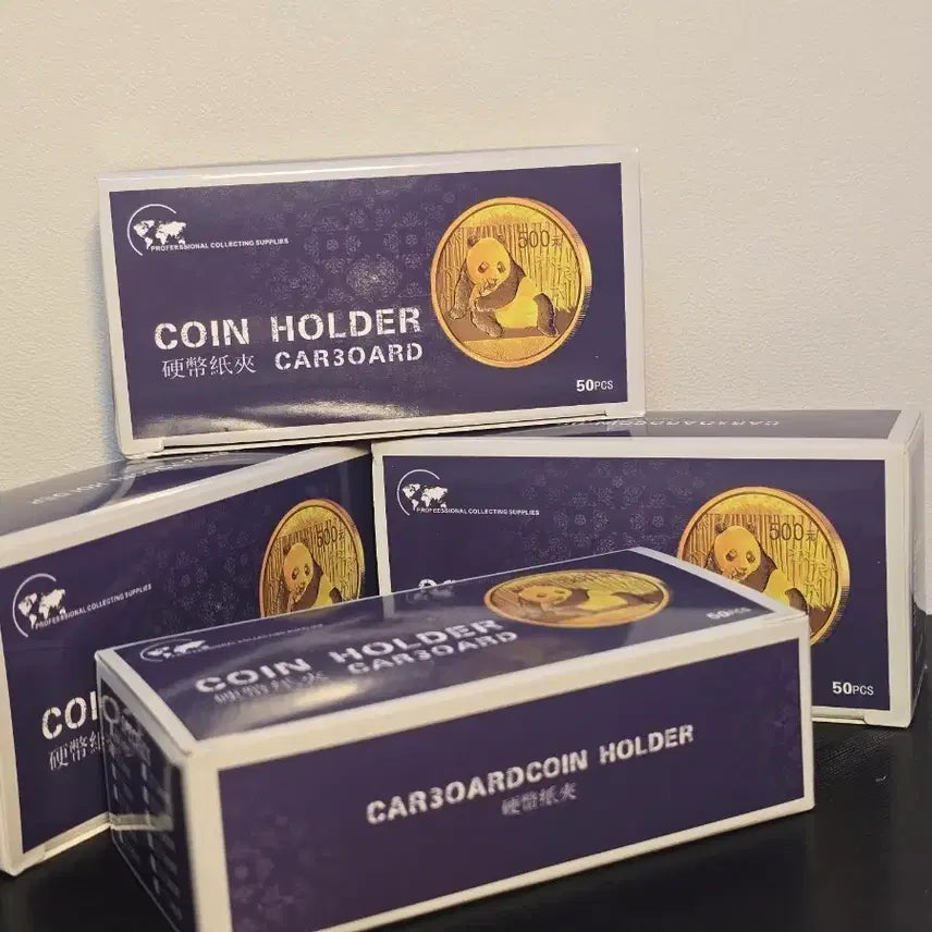 [BUNJANG] Coin Storage Paper Holders (50 pcs) / 동전 보관용 종이 홀더 주화 케이스 50개
