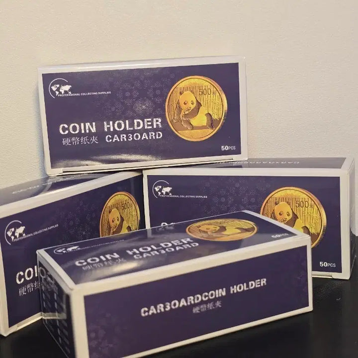 [BUNJANG] Coin Storage Paper Holders (50 pcs) / 동전 보관용 종이 홀더 주화 케이스 50개