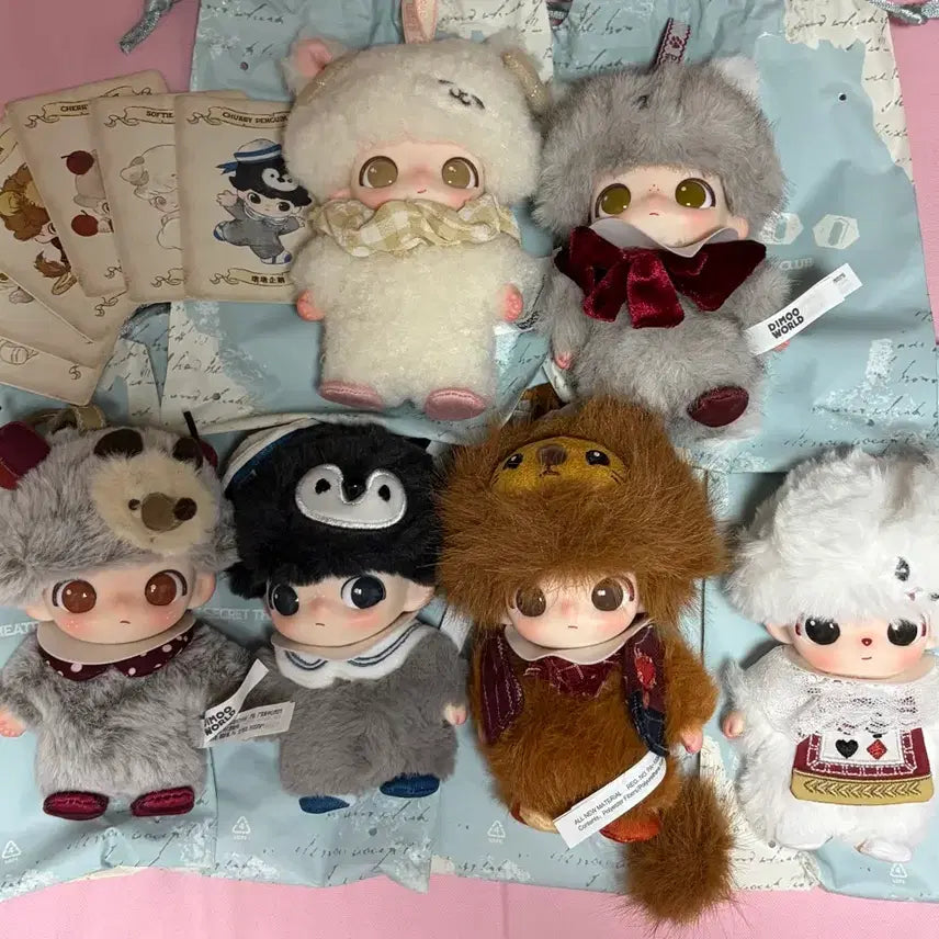 [BUNJANG] Pop Mart Dimoo Secret Theatre Troupe Series Doll Keychain Bundle / 팝마트 디무 비밀 연극단 시리즈 인형 키링 일괄 판매합니다.