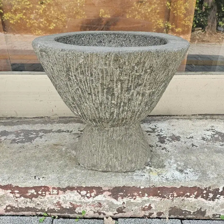 [BUNJANG] Large Granite Mortar and Pestle / 돌절구 / 청석돌절구