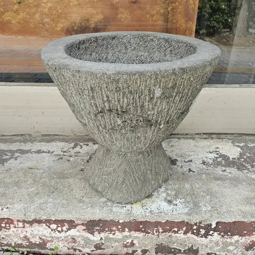 [BUNJANG] Large Granite Mortar and Pestle / 돌절구 / 청석돌절구