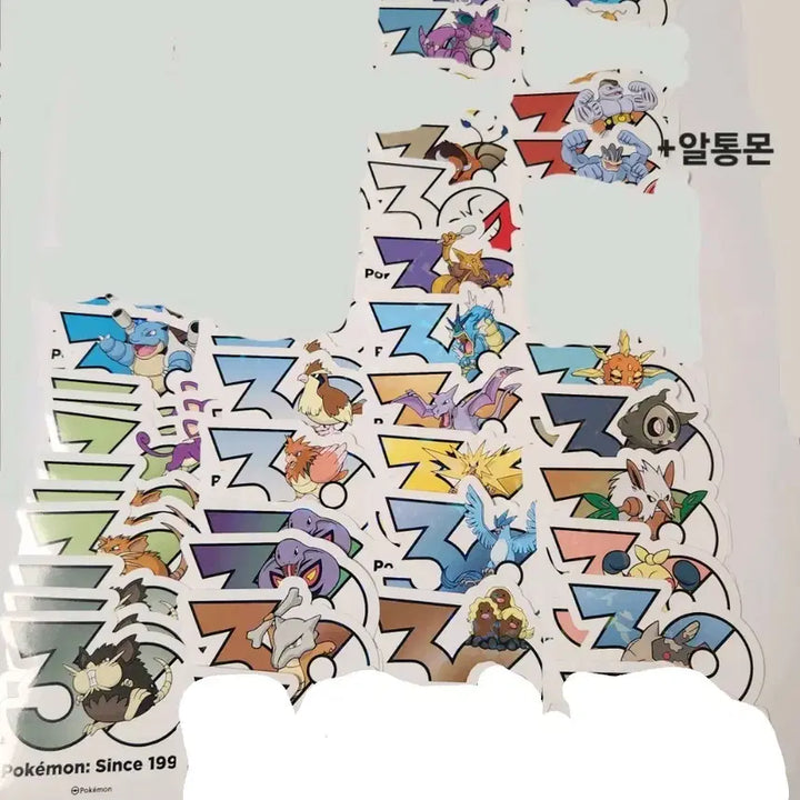 [BUNJANG] Pokemon 30th Anniversary Sticker Exchange / 포켓몬 30주년 스티커 교환